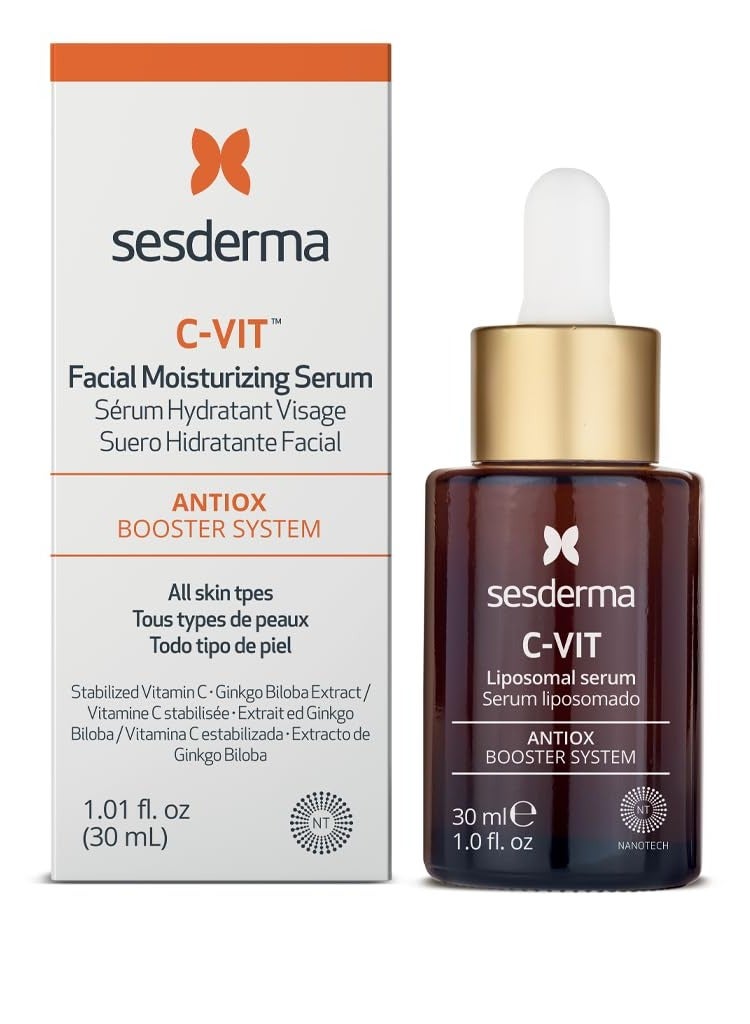 SeSDERMA Sesderma C-Vit liposomal serum hydrated and radiant skin antioxidant serum first signs of ageing pigmentation vitamin C serum for face professional skincare 1 fl oz