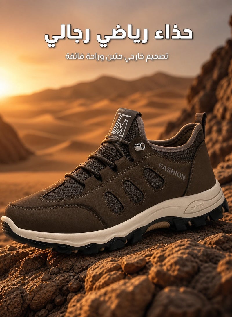 Men's Casual Running Shoes - Lightweight Cushioning with Shock Absorption & Anti-Slip Rubber Outsole for Outdoor Sports - Image 1