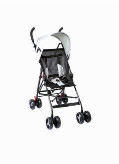Baby Stroller – Fixed Backrest, 5-Point Safety Harness, Rear Wheel Suspension, Secondary Lock – Suitable for 6 to 36 Months
