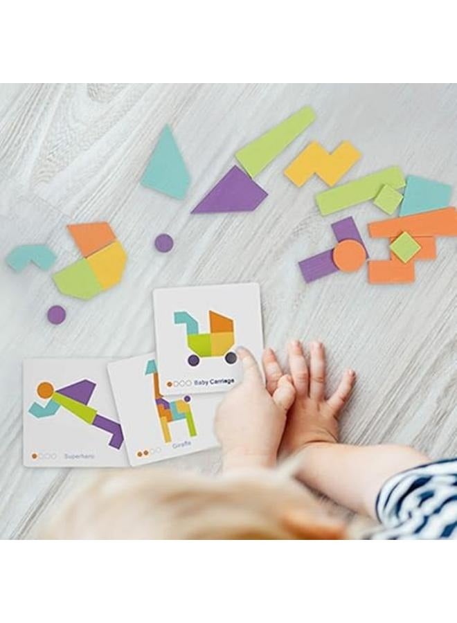 Wooden Colorful Block Buddies - Image 2