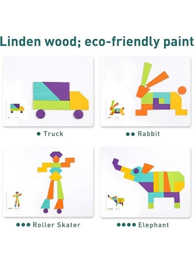 Wooden Colorful Block Buddies - Image 5