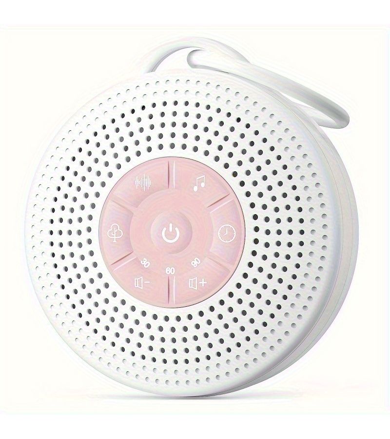Compact White Noise Generator In Three Color Options For Restful Sleep With 21 Calming Melodies Sleep Aid Timer Lock And 2000mAh Rechargeable Lithium Battery For Home Use And Travel - Image 1