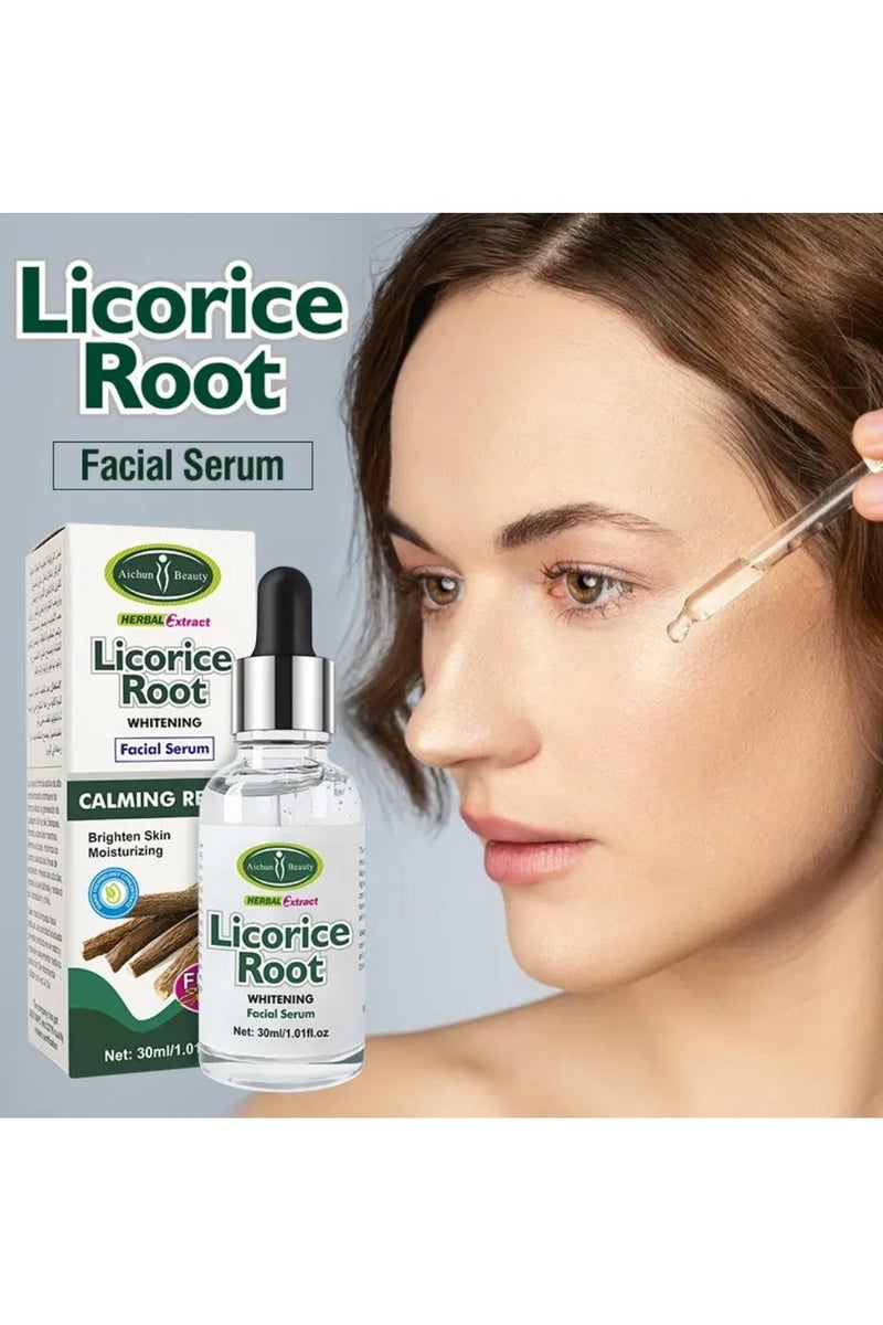 Aichun beauty Licorice Root Whitening Facial Serum for Brighten Skin and Moisturizing 30ml - Image 4