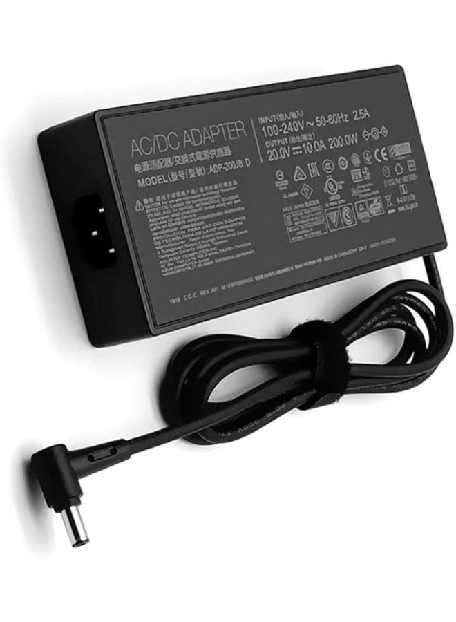 Terabyte ADP-200JB D 20V 10A 200W 6.0x3.7mm Replacement Power Adapter Charger for Asus ROG Zephyrus GA503QS GA503QR GA503QM / Strix G15 G513QC G513Q - Image 2