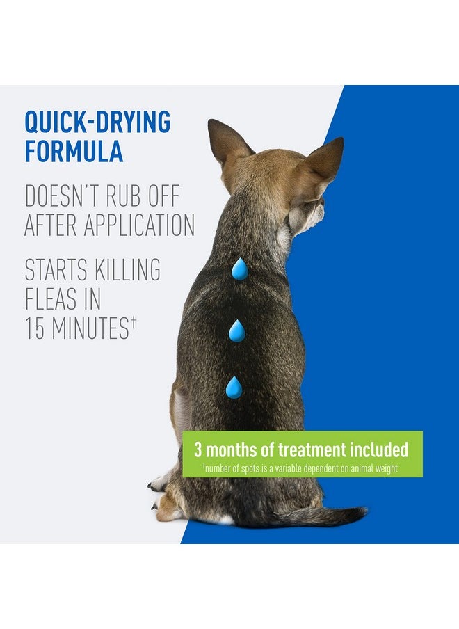 ADAMS Adams Plus Flea & Tick Prevention Spot On for Dogs 5-14 Pounds, 3-Month Supply, Kills Fleas, Flea Eggs, Flea Larvae, Brown Dog & Deer Ticks, Kills and Repels Mosquitoes For 30 Days, Central Brands  - Image 5