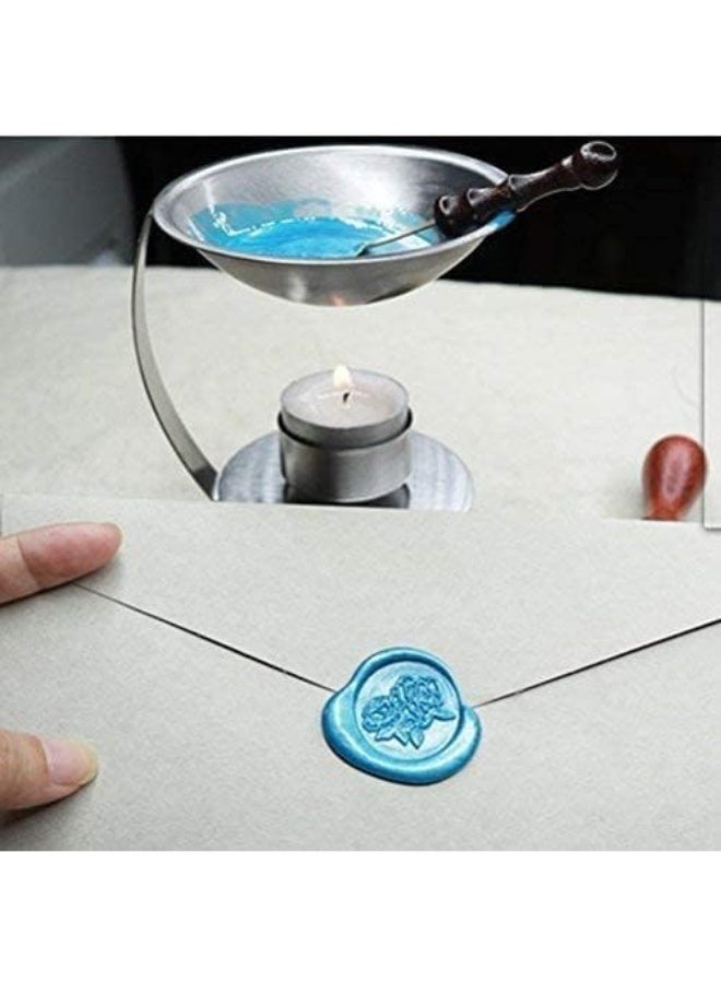 MDLG Vintage Santa Claus Monogram Wax Seal Sealing Stamp Envelope Embellishment Wedding Invitation Christmas Card Snail Mail Gift Wrapping Wine Package Wax Seal Stamp Rosewood Handle Set - Image 4