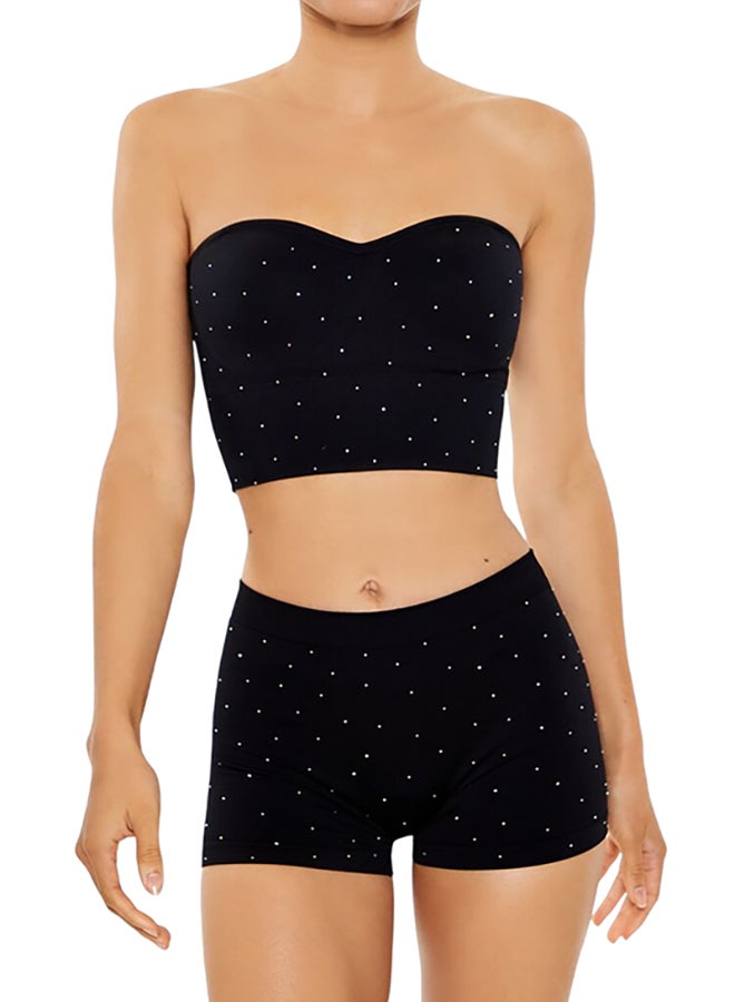 FOREVER 21 Seamless Rhinestone Bralette - Image 1