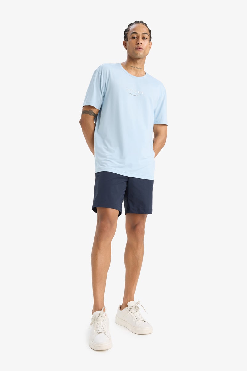 DeFacto Man Standard Fit Crew Neck Printed T Shirt - Image 3