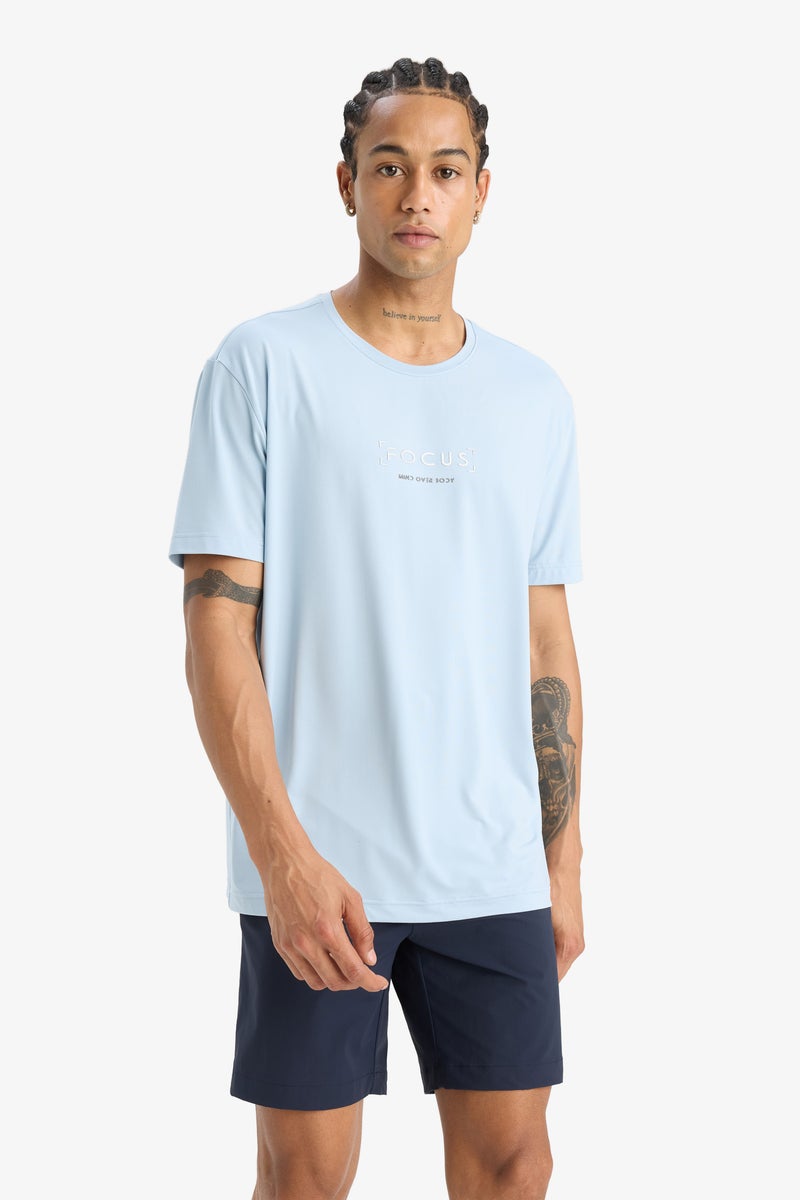 DeFacto Man Standard Fit Crew Neck Printed T Shirt - Image 4