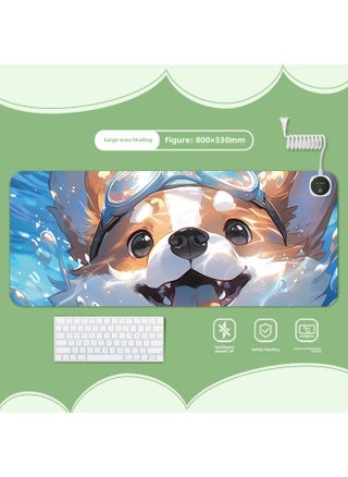 Cure Puppy Heating Heating Pad Warm Table Pad Office Computer Desktop Heating Mouse Pad Draft Do Not Shoot-Color:800x330mm-Pattern:Jr-healing Puppy 134 - pzsku/Z657A8CA18494E1586059Z/45/1746219059/eb6122a1-5419-4c49-8f0f-2eb02861003a