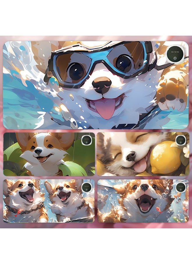 Cure Puppy Heating Heating Pad Warm Table Pad Office Computer Desktop Heating Mouse Pad Draft Do Not Shoot-Color:800x330mm-Pattern:Jr-healing Puppy 134  - Image 2