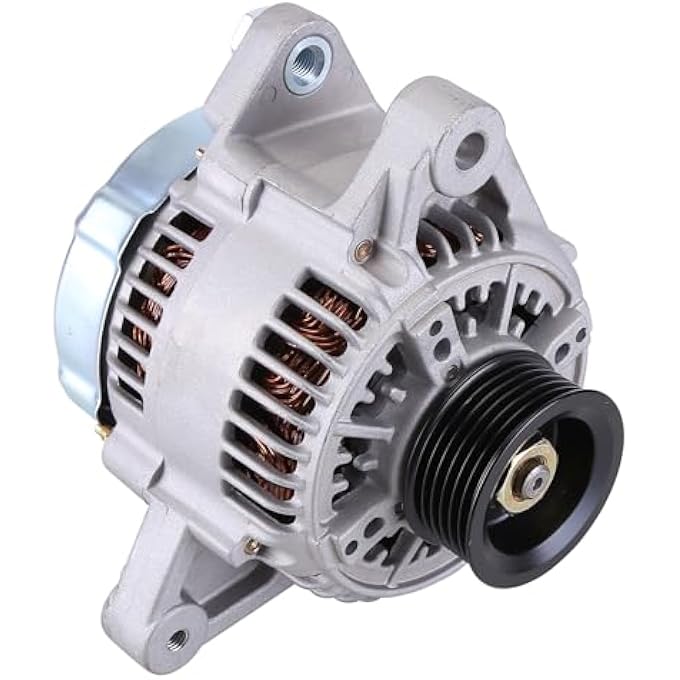 Katutude New Alternator Replacement for Toyota for Sienna V6 3.0L 1998 1999 2000 2001 2002 2003 High Output Car Electric Alternators Replace 7060-0A040 27060-0A040-84 27060-20090 - Image 1