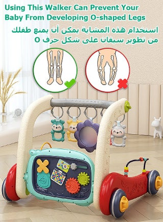 3 in 1 Baby Walker - Piano Fitness Rack - Built-in Music, Light - Adjustable Height - Help Baby Walk - Baby Car - Baby Gym - view 4