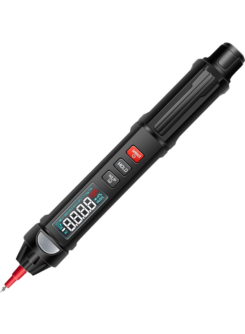 A3008 Pen Multimeter 6000 Counts Digital Multimeter Meter Tester with LCD Display Backlight Flashlight NCV Auto-off Multiple Accessories for Voltage Current Resistance Capacitance Diode  - Image 1