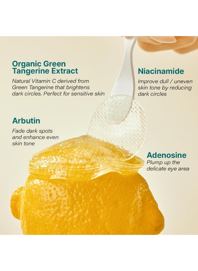 لصقات العين بفيتامين سي بنكهة اليوسفي الأخضر من غودال - 60 لصقة - أقنعة جل مرطبة للعينين المتعبتين والمنتفختين، منتجات العناية بالبشرة الكورية، بشرة نضرة، أساسيات العناية اليومية - Image 4