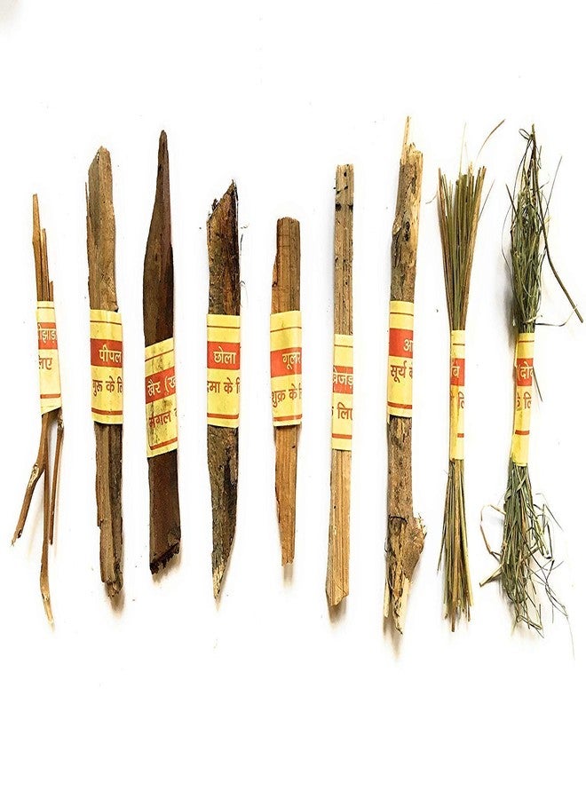 Elysian Navagraha Wood 9 Planets Magic Navagraha Wood PC-1 Navagraha Lakdi, for Shanti Haven Samidha, Haven Puja Related to 9 Spells & Offerings - Image 2