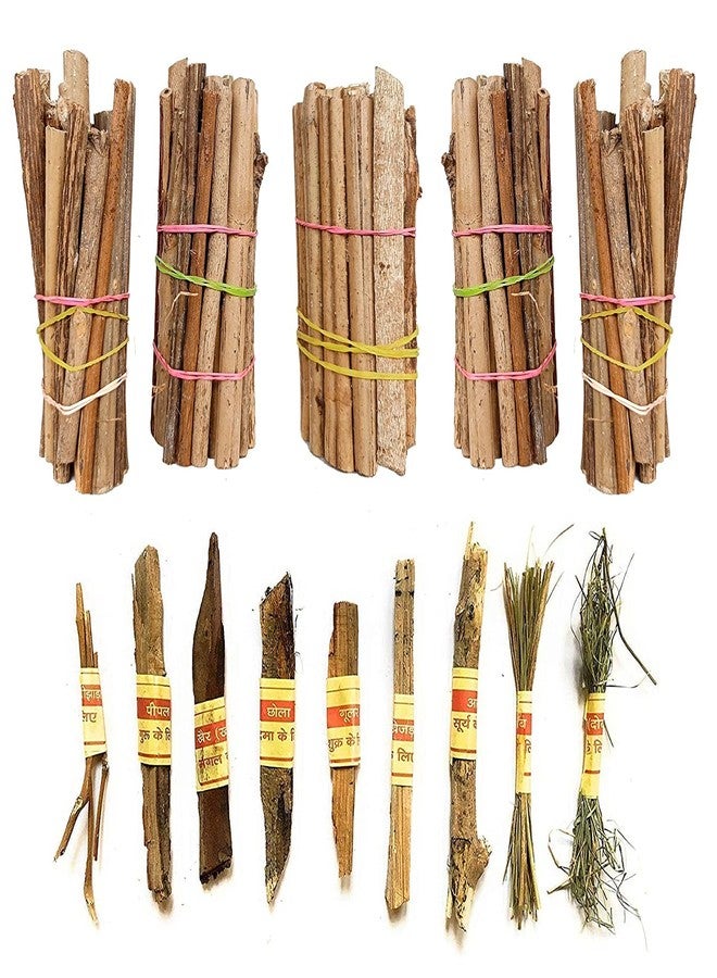 Elysian Navagraha Wood 9 Planets Magic Navagraha Wood PC-1 Navagraha Lakdi, for Shanti Haven Samidha, Haven Puja Related to 9 Spells & Offerings - Image 1