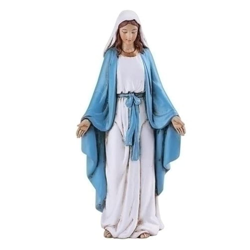 Josephs Studio by Roman Renaissance Collection 4 H Our Lady of Grace Figure Home Dcor Devout Gift Prayerful Inspiration 4x2x4