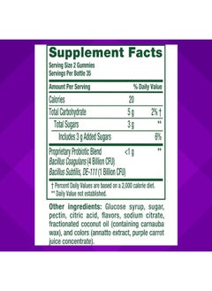 Vitafusion Probiotics Gummies For Men & Women, Raspberry, 70 Count  - Image 5