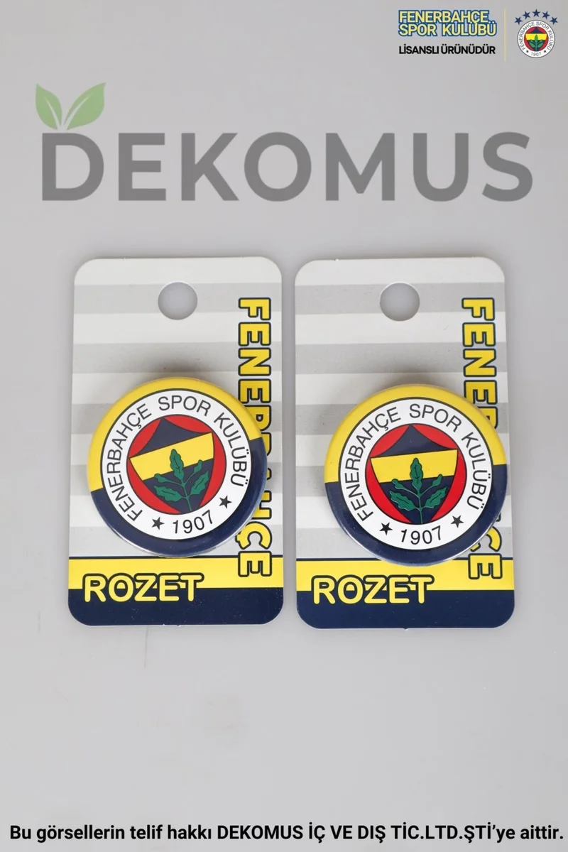 Fenerbahçe Fenerbahce 2-Piece Badge Licensed With Dekomus