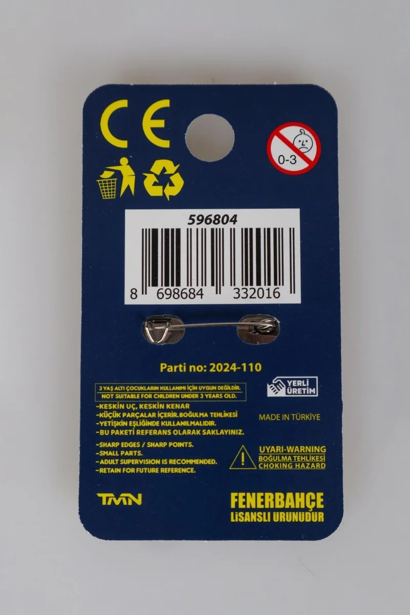 Fenerbahçe Fenerbahce 2-Piece Badge Licensed With Dekomus