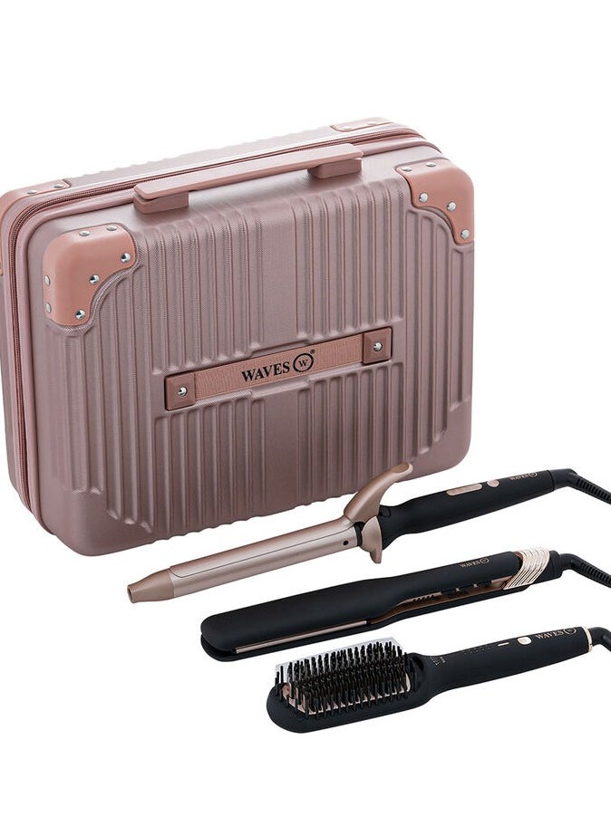DERAAH Deraah Triple Waves styling kit with bag  - Image 1