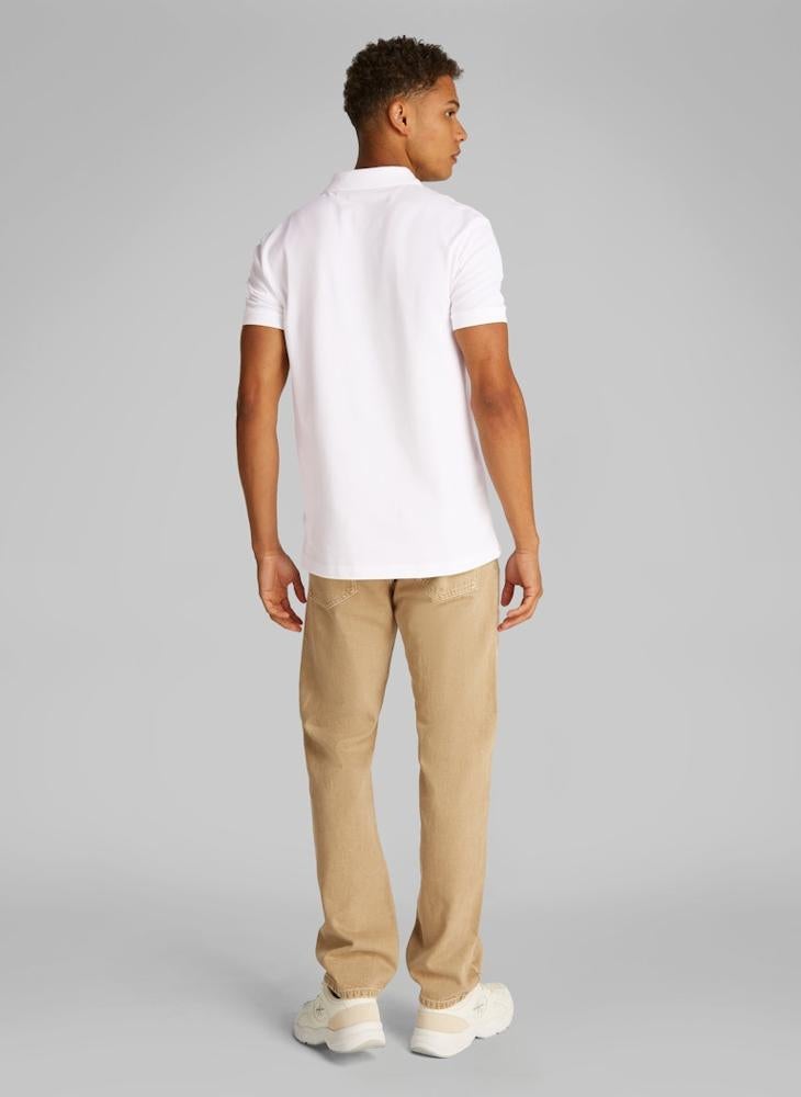 Calvin Klein Jeans Monologo Short Sleeve Polo  - Image 2