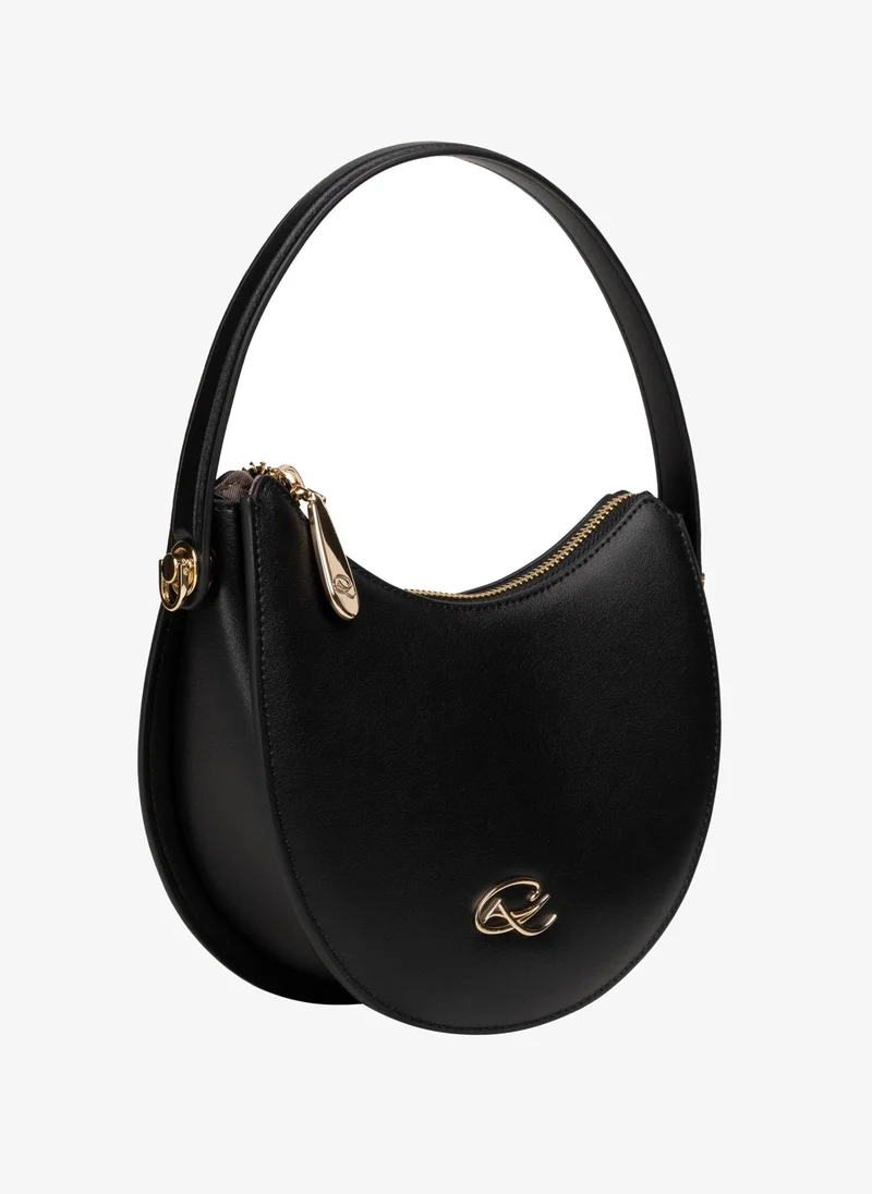 Christian Lacroix Christian Lacroix Women's Sirocco Genuine Leather Shoulder Bag - Black