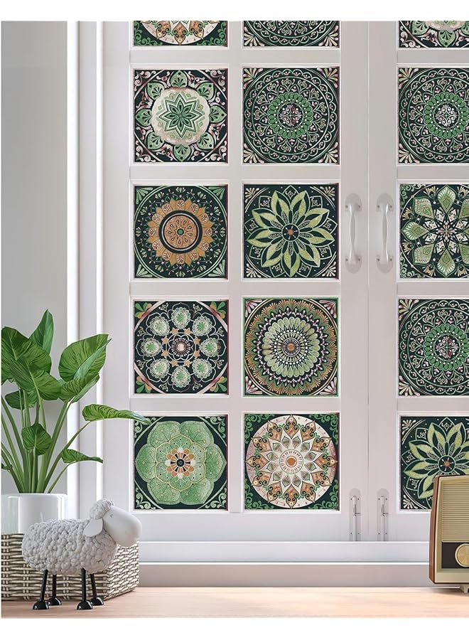 erorex 24 Pcs 10*10Cm Peel And Stick Backsplash Tile Wall Stickers Glossy Wall Stickers Tiles Waterproof Oil Proof Removable Decals For Bathroom And Kitchen Backsplash Wardrobe Bathroom Furniture Staircase - Image 3