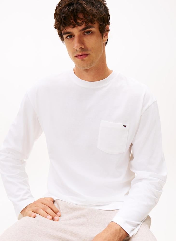 تومي هيلفيغر تي شيرت  الأصلي بأكمام طويلة للاسترخاء - Image 3