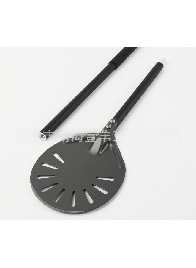 6-inch Round European Bread Shovel Aluminum Alloy Baking Flip Shovel Pizza Extended Handle Punching Pastry-Specifications:6inch Square Shovel 6303 Anode