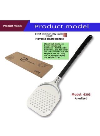 6-inch Round European Bread Shovel Aluminum Alloy Baking Flip Shovel Pizza Extended Handle Punching Pastry-Specifications:6inch Square Shovel 6303 Anode - pzsku/Z657B4F22BFD9541F45F2Z/45/1746221465/ec3179cb-9049-4580-b13e-bc65908df0af