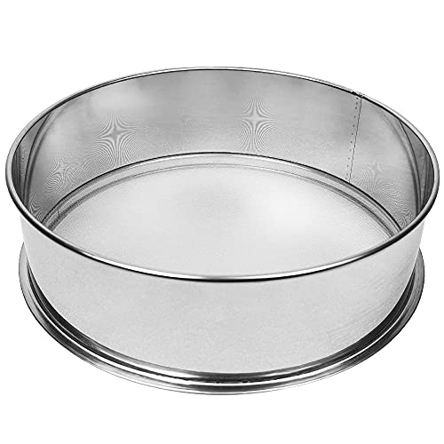 Sidasu Sidasu Vibrating Sifter Mesh Screen Stainless Steel Vibrating Sieve Mesh Screen 40 Mesh for Automatic Powder Sifter Machine