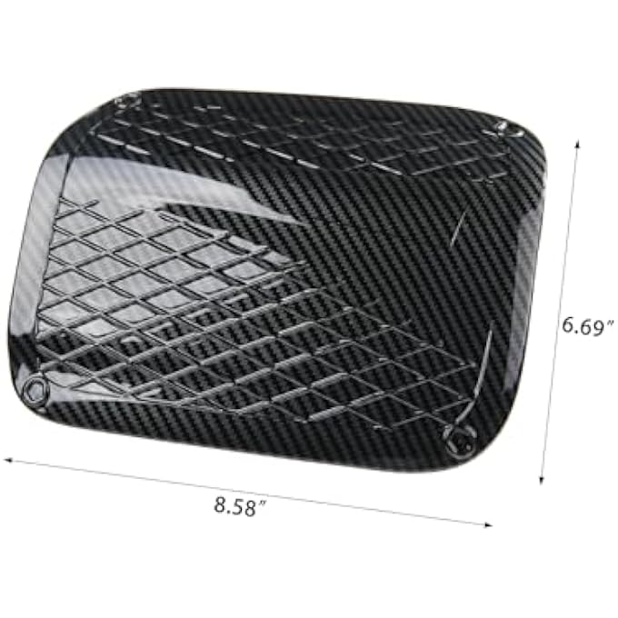 ريحني الكاميرات CKE للجيل الثامن متوافقة مع تويوتا كامري 2024 2023 2022 2021 2020 2019 2018 الإكسسوارات غطاء خزان الوقود للسيارة الزينة غطاء زيت والغاز الزينة الخارجية ملصق بأسلوب ألياف الكربون - Image 5