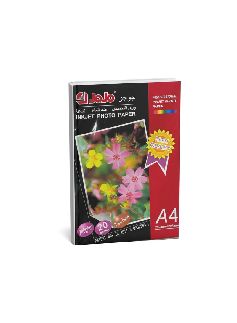 JoJo Double-Sided Glossy Photo Paper – 240g - Image 1