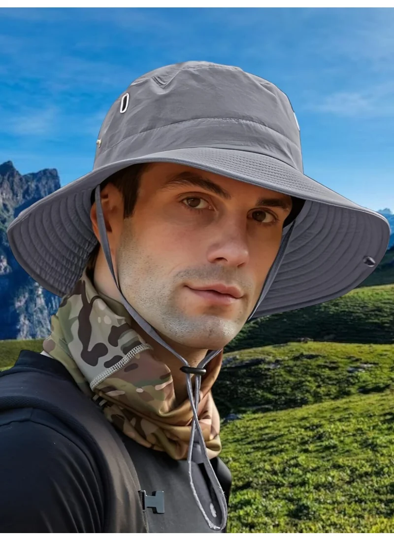 تيزجيلسين UV-Protected Waterproof Summer Safari Hat