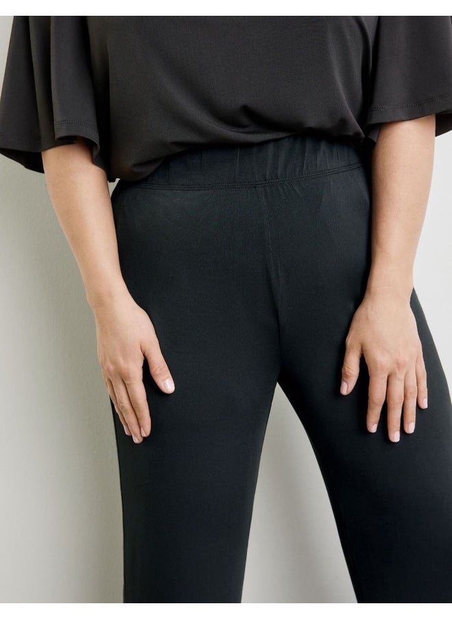 Samoon Slinky Wide Leg Trousers  - Image 4