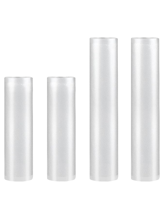 Sumkyle Vacuum Sealer Rolls, Vacuum Sealer Bags,Commercial Grade Food Saver Bags Bpa Free,Food Professional Foil Rolls For All Vacuum Sealers, Microwave & Freezer (2 * 8''X197'', 2 * 11''X197'') - Image 1