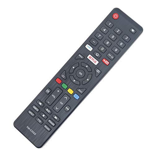 WINFLIKE RM-C3322 Replace Remote Control - WINFLIKE RM-C3322 TV Remote Control Replacement fit for JVC RMC3322 Smart TV Remote Controller with Netflix Vudu YouTube - Image 4