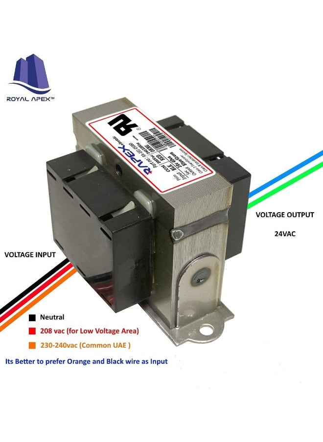 Royal Apex 24Vac 40Va Thermostat And Doorbell Transformer  - Image 2