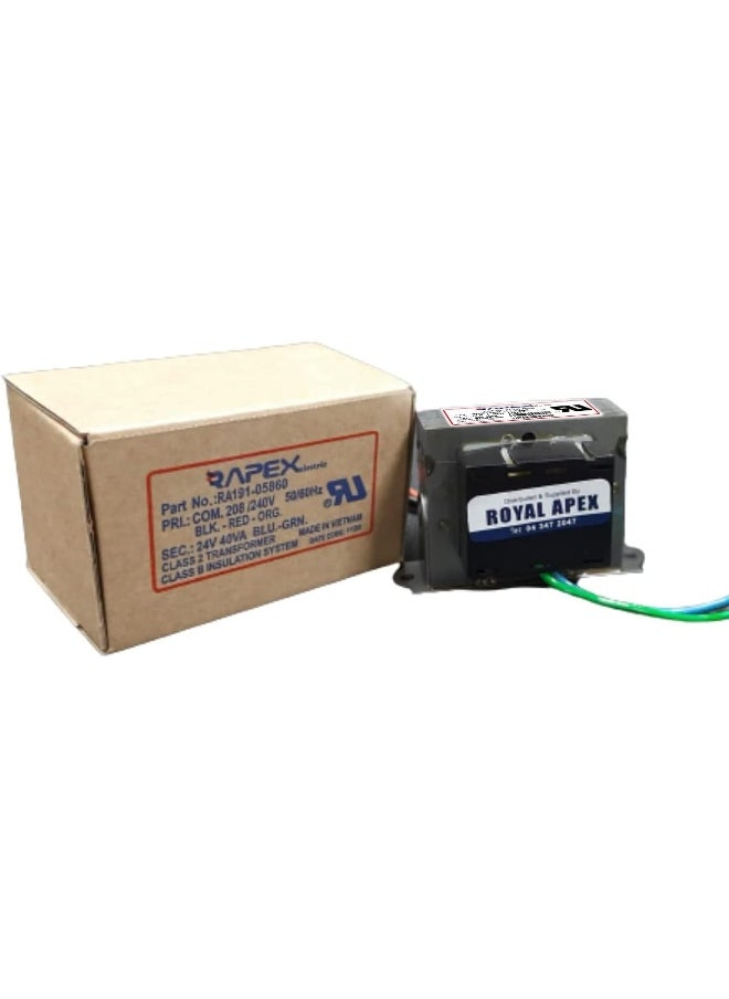 Royal Apex 24Vac 40Va Thermostat And Doorbell Transformer  - Image 4