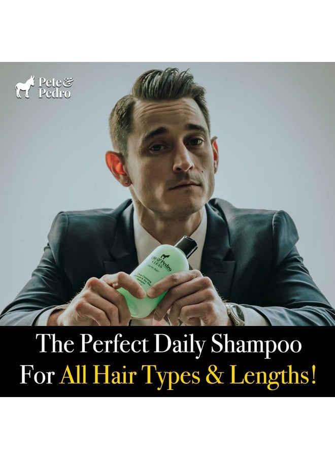 Pete & Pedro - Clean Shampoo Deep Cleansing Tea Tree Oil And Peppermint Daily Cleaning Shampoo For Men & Women As Seen On Shark Tank 8.5 Oz. - Image 1