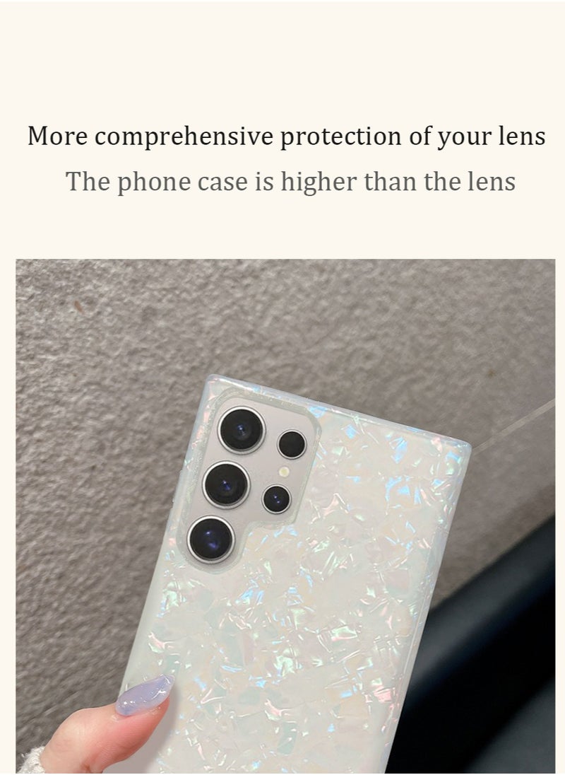 X-level Samsung Galaxy S24 Ultra Case Cover Shiny Bling Support Wireless Charging Shockproof Camera Len Protection Soft Edge Comfortable Touch Feel Hard Back Cover Phone Accessories Protector  - Image 4