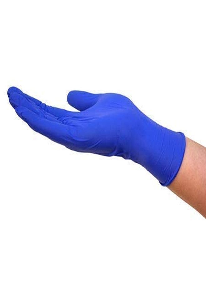 Eagle FineTOUGH Lightweight Disposable Nitrile Gloves 2.6mil Delta Zero™ Verified Textured Fingertips Box of 200 (Indigo-Medium) - Image 5