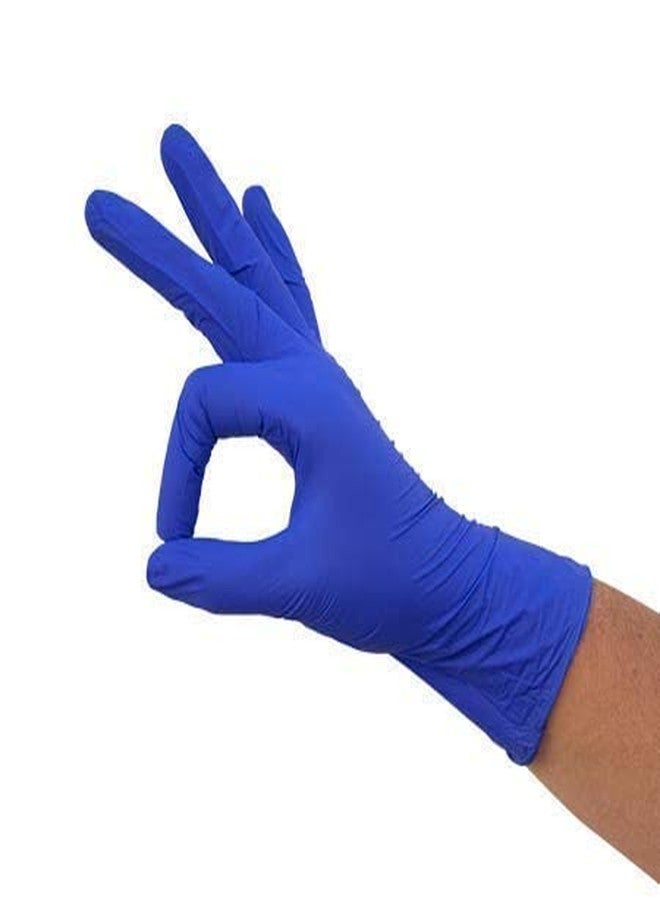 Eagle FineTOUGH Lightweight Disposable Nitrile Gloves 2.6mil Delta Zero™ Verified Textured Fingertips Box of 200 (Indigo-Medium) - Image 4