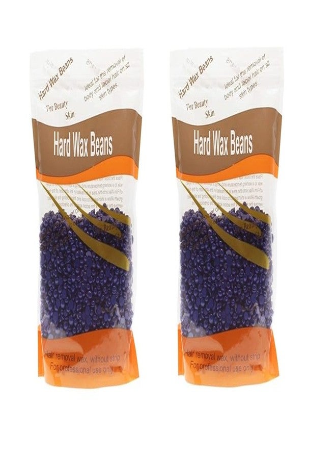 ROODILES Hard Beans Wax For Full Body Easy Hair Removal | Brazilian Hard Waxing Beans | Facial, Eyebrows, Underarms, Bikini Areas, Back and Chest, Legs Hair Removal Wax (100 Grams, Pack of 2) - Image 1