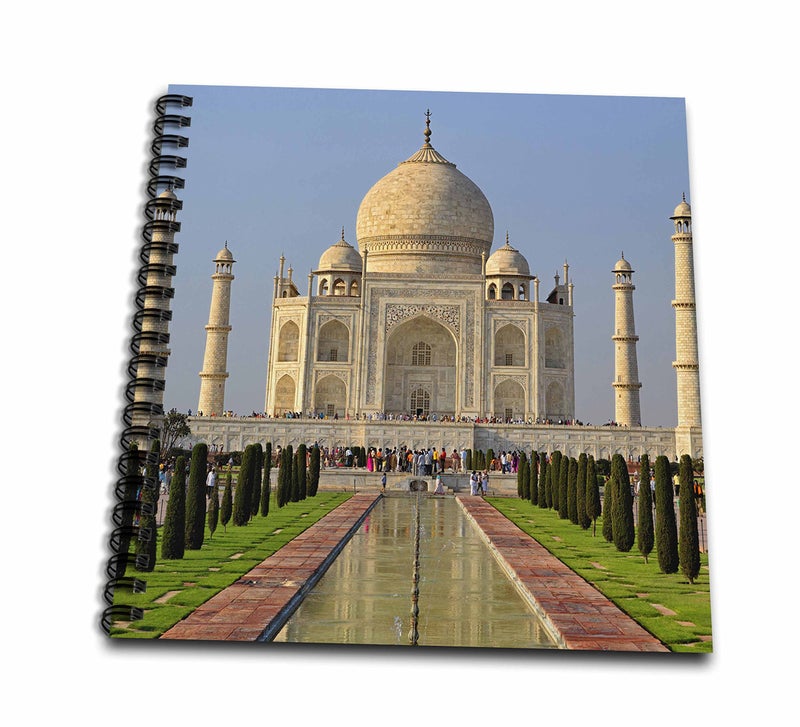 3dRose db_75425_2 Taj Mahal, Agra, India-As10 Aje0014-Adam Jones-Memory Book, 12 by 12-Inch - Image 1