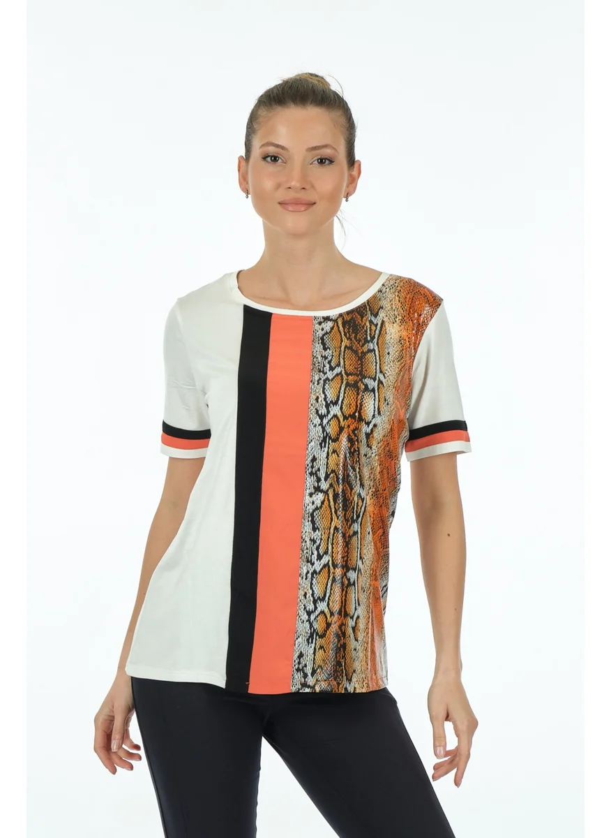 Twomail Orange Women's T-Shirt MY2350P10787