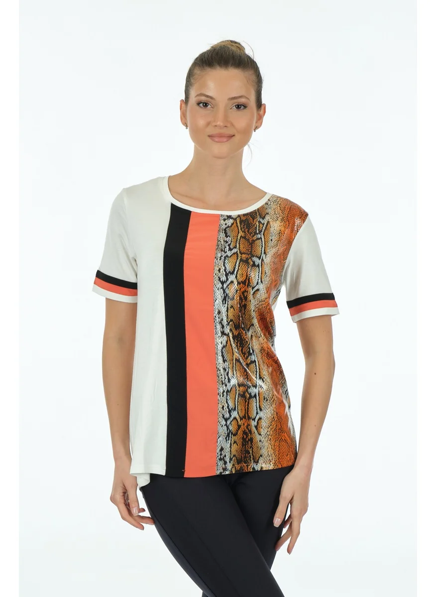 Twomail Orange Women's T-Shirt MY2350P10787