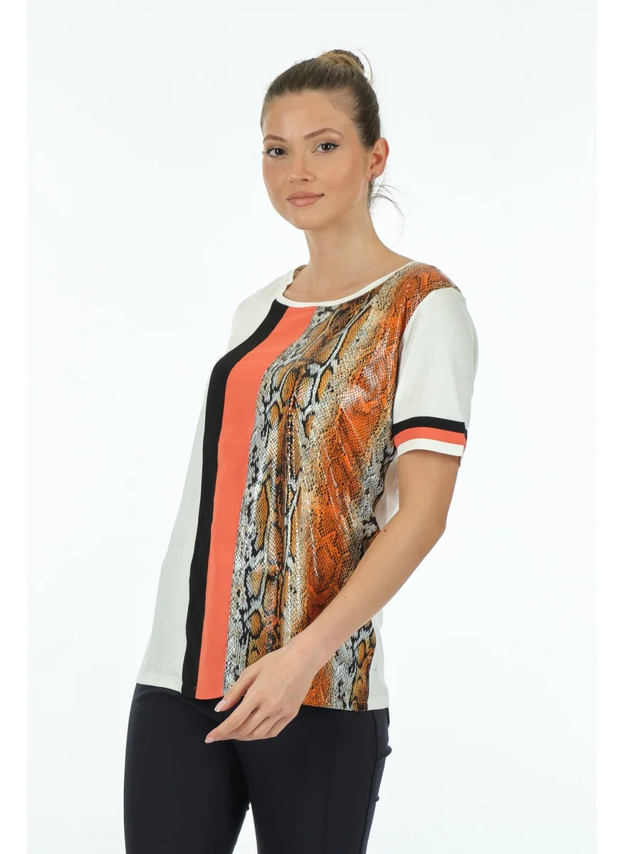 Twomail Orange Women's T-Shirt MY2350P10787
